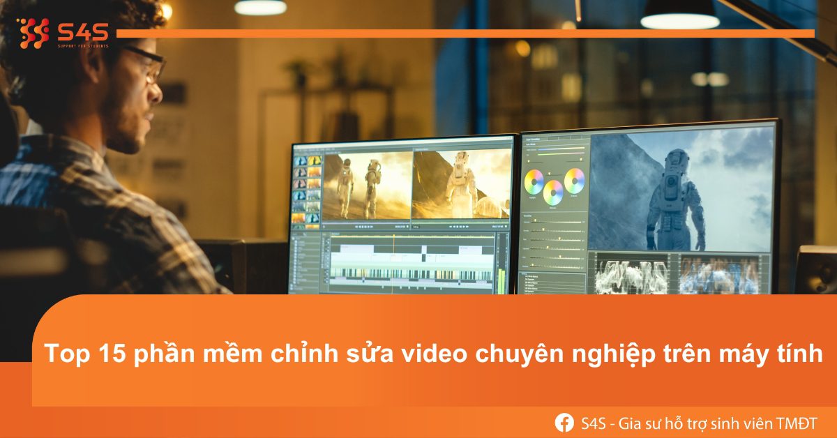 Top 15 phần mềm chỉnh sửa video chuyên nghiệp trên máy tính