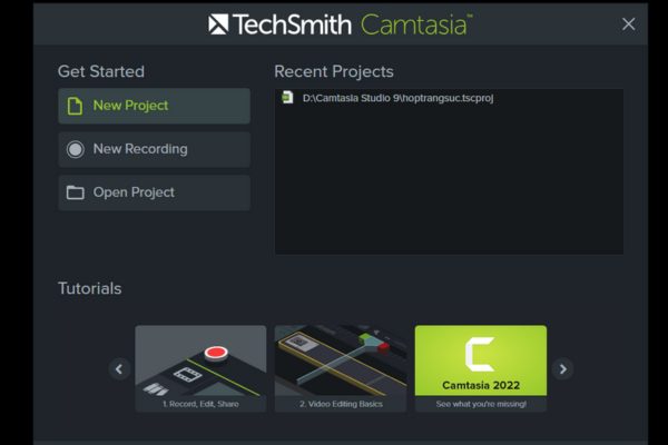 Quay màn hình máy tính đơn giản với Camtasia
